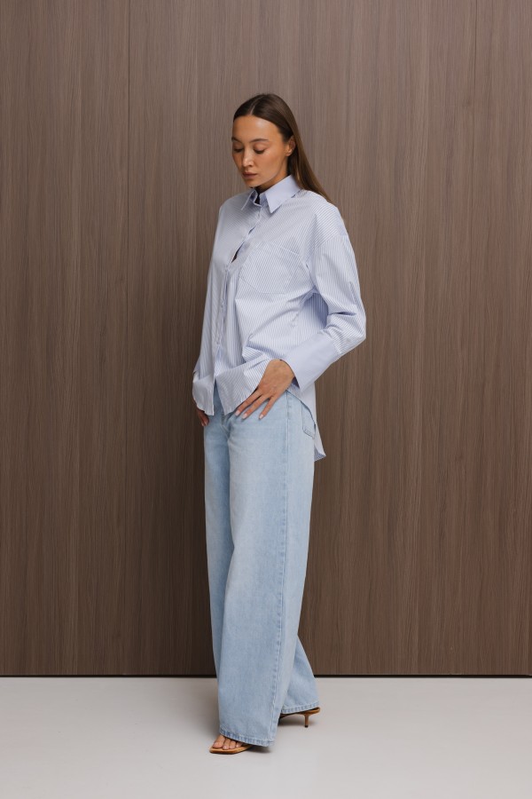 Camelia Koszula W Paski Blue