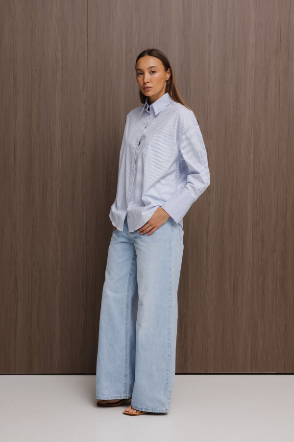 Camelia Koszula W Paski Blue