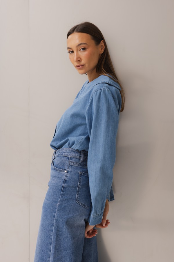 RD9031 Jeans Wide Leg Blue