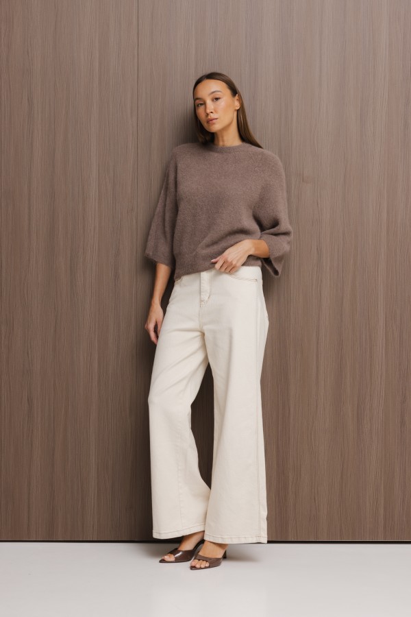 Vito Baby Alpaca Sweater Mocha