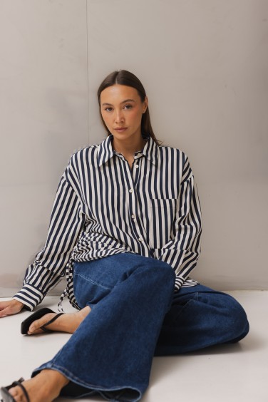 Anaya Striped Shirt With Cuffs