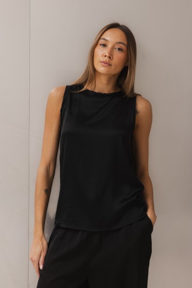 Taylor Black Tank Top