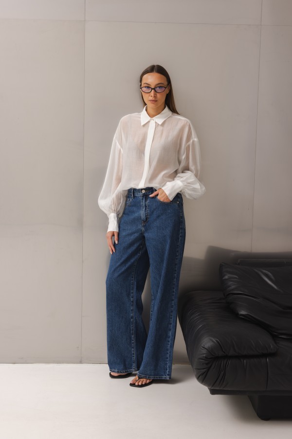 Nala Koszula Oversize Biała