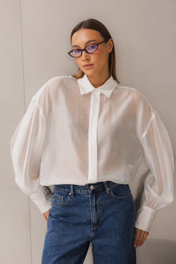 Nala Koszula Oversize Biała