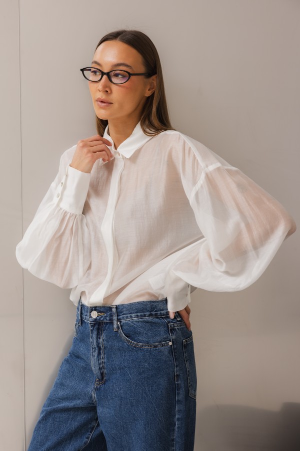 Nala Koszula Oversize Biała