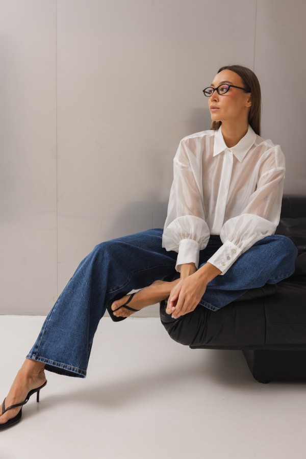Nala Koszula Oversize Biała