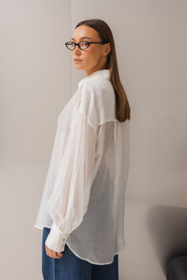 Nala Koszula Oversize Biała