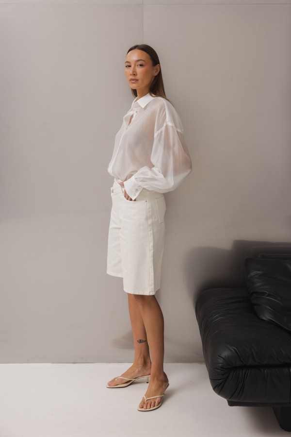Nala Koszula Oversize Biała