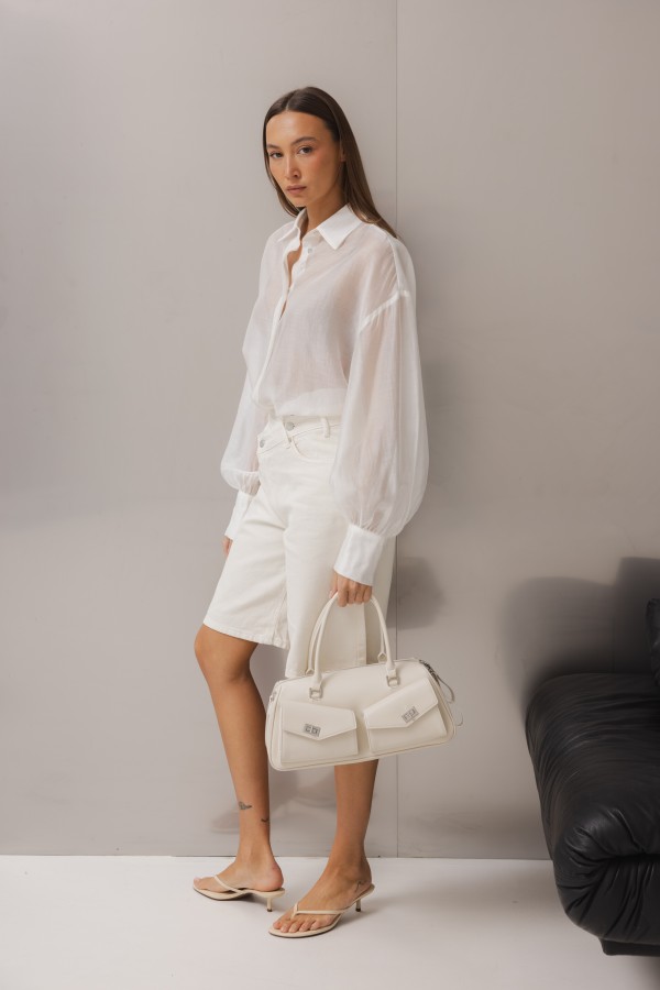Nala Koszula Oversize Biała