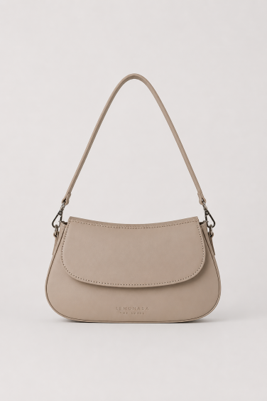 Beige Leather Bag