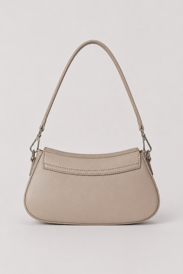Beige Leather Bag