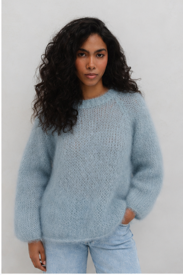 Philip Sweater Mohair Blue