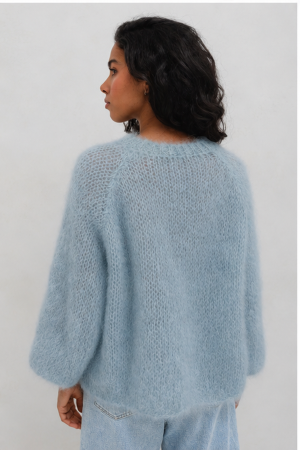 Philip Sweater Mohair Blue