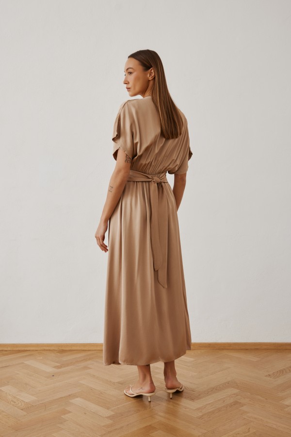 Athena Dress Beige