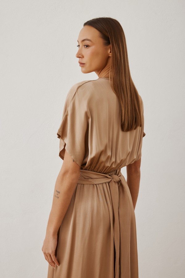 Athena Dress Beige