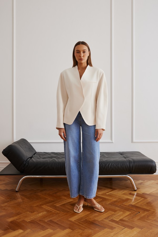 Magdalene Jacket Ecru