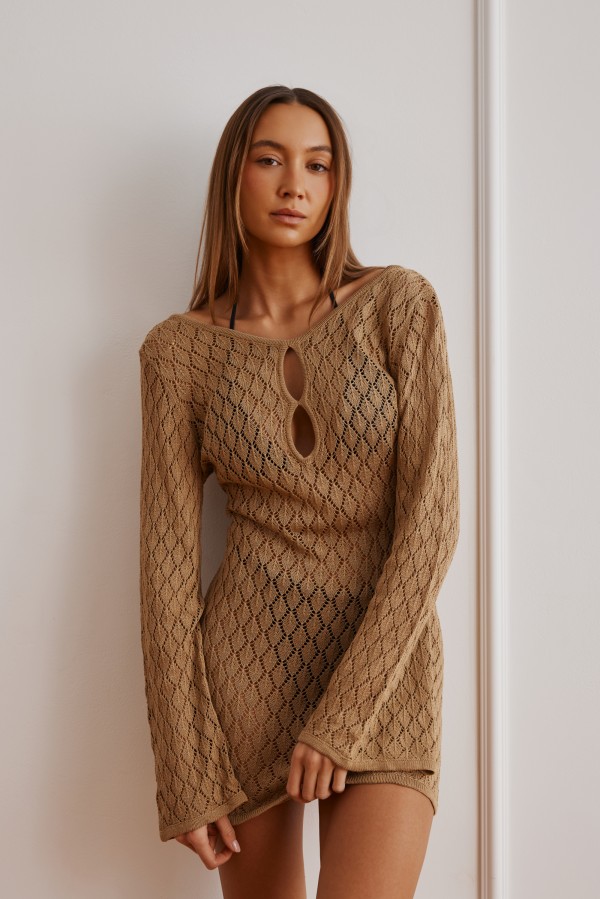 Isla Dress Beige