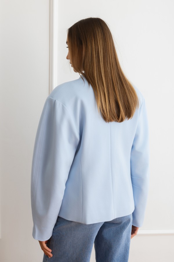 Magdalene Oversized Blazer Blue
