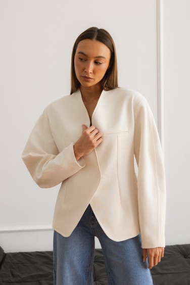 Magdalene Jacket Ecru