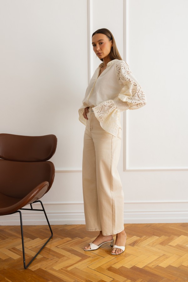 Sava Cotton Shirt Cream