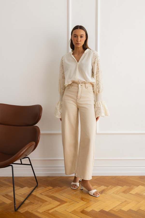 Sava Cotton Shirt Cream