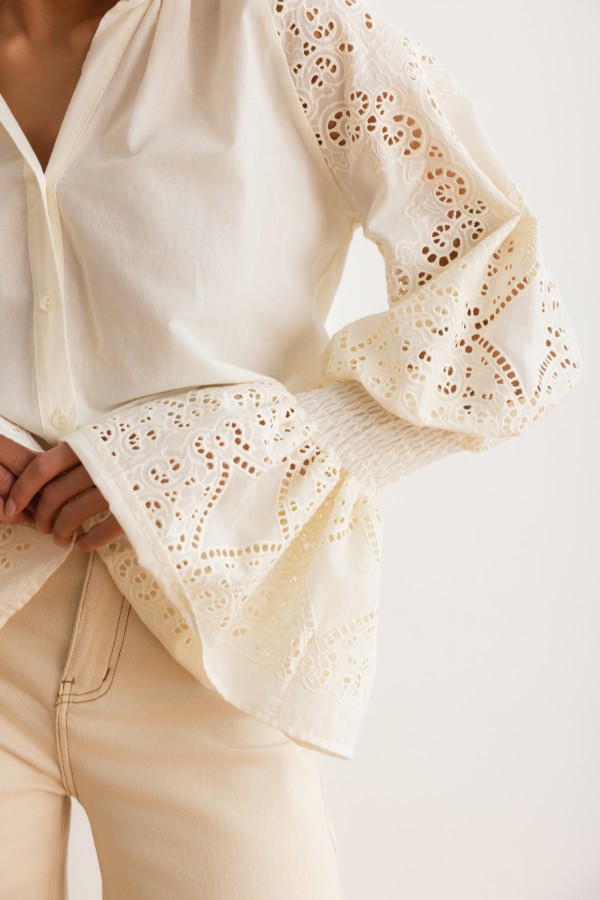 Sava Cotton Shirt Cream