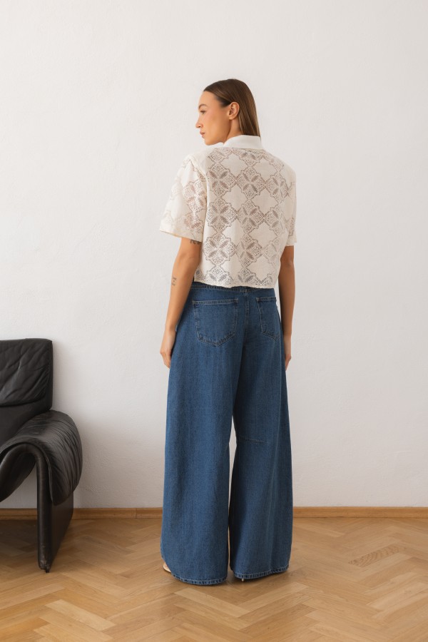Milena Lace Blouse Cream