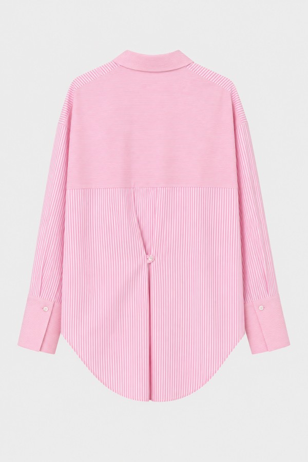 Camelia Koszula W Paski Pink