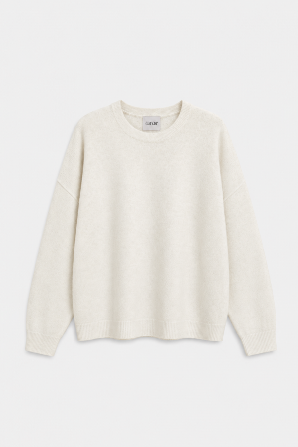 Wesley Sweter Z Wełną Cream
