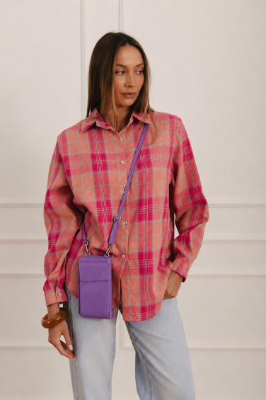 Leather Pouch for Phone and...