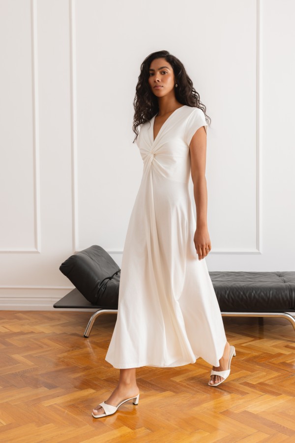 Cornelia Dress Cotton White