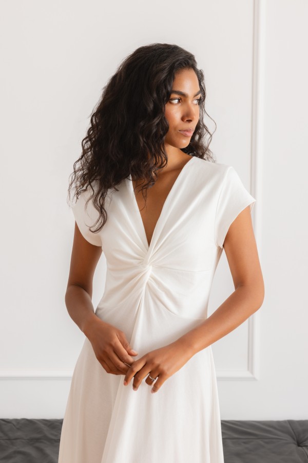 Cornelia Dress Cotton White