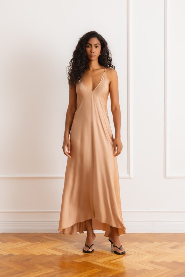 Lumea Satin Dress with...