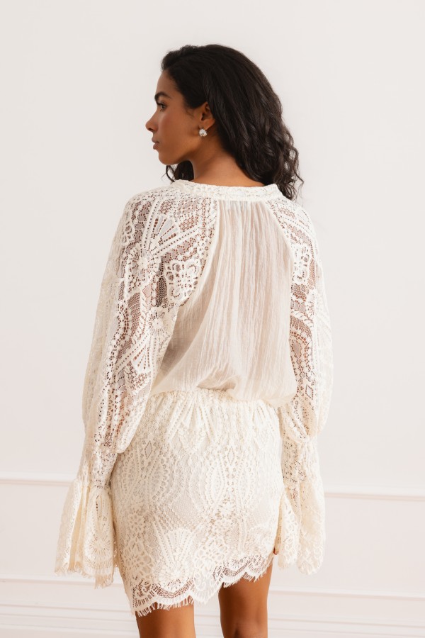 Matilde Shirt Lace Cream