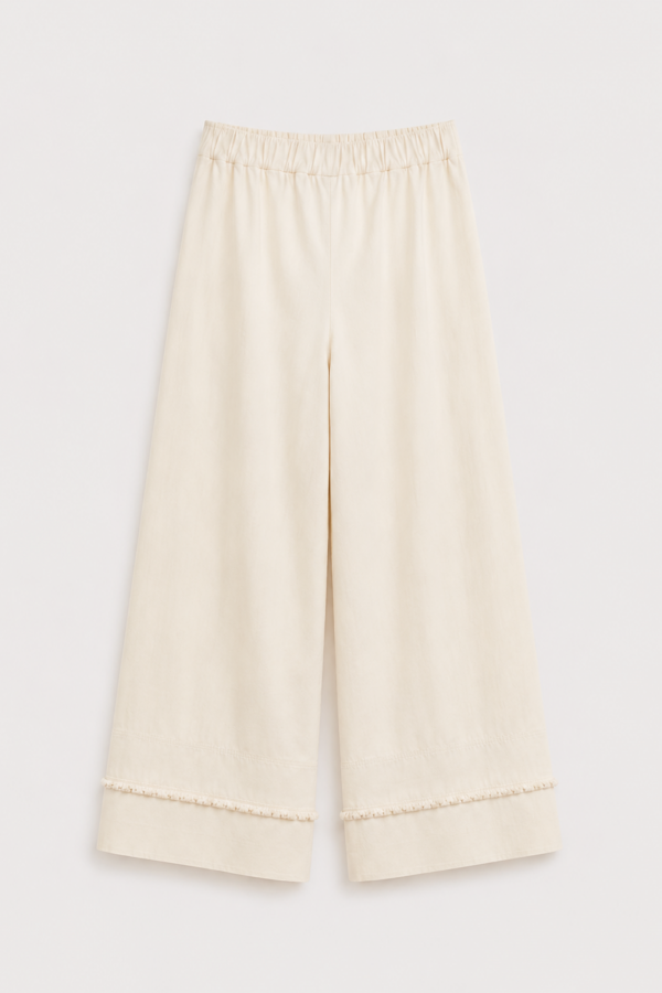 Clement Trousers Cotton Cream