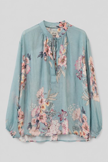 Fiorella Bluzka W Kwiaty Blue