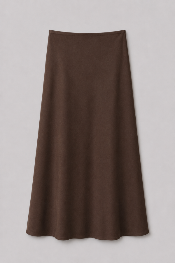 Brooke Skirt Satin Brown