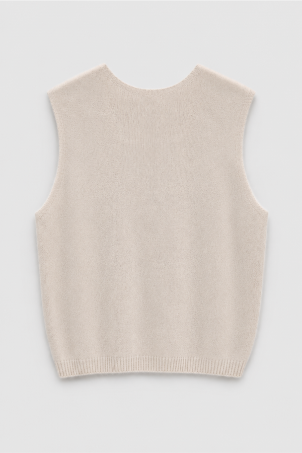 Gina Vest Alpaca Beige