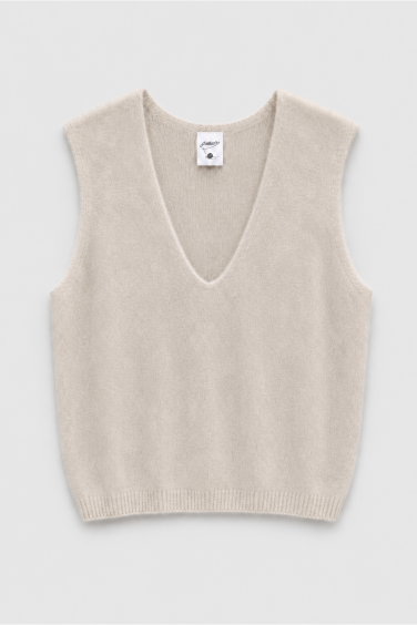 Gina Vest Alpaca Beige