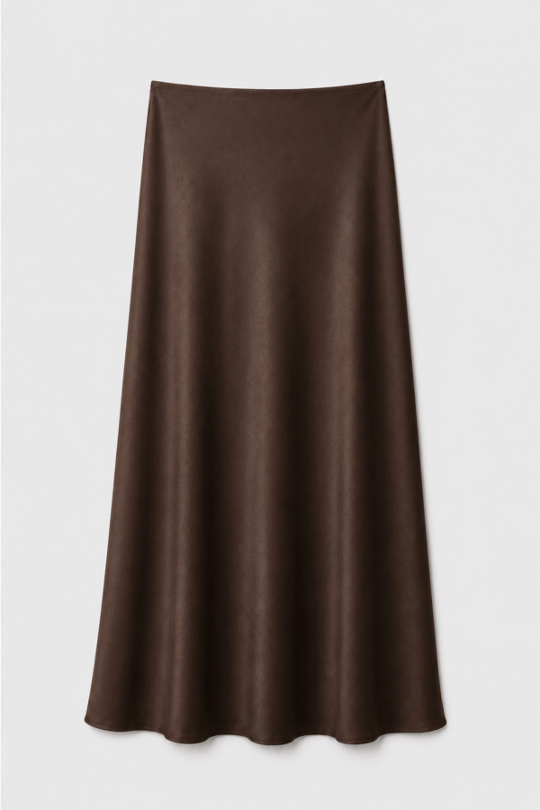 Brooke Skirt Satin Brown