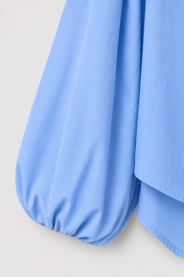 Nora Shirt Puff Sleeve Blue