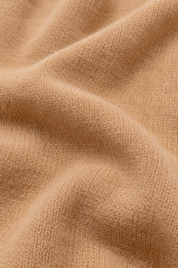 Terry Spodnie Dzianinowe Camel