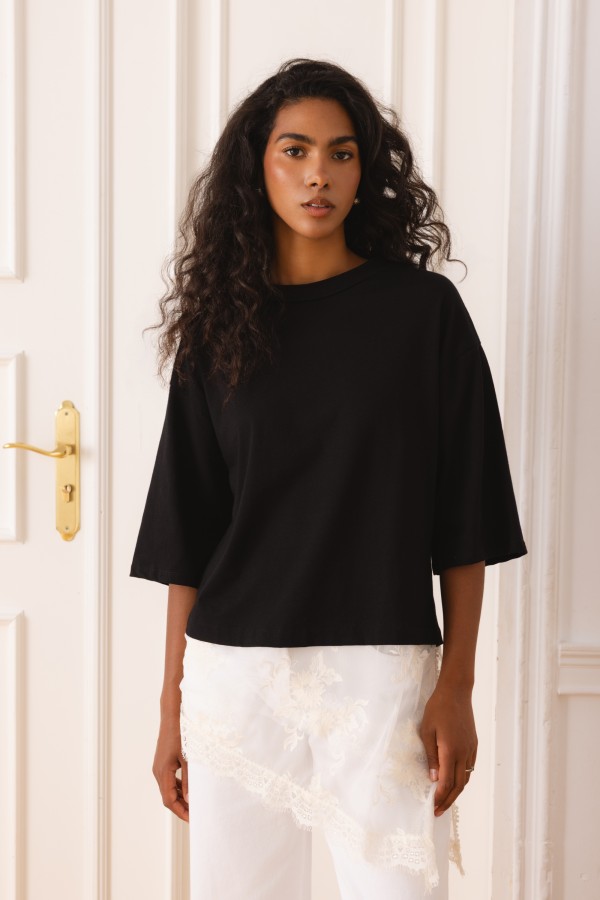 Gabriela Blouse Lace Black