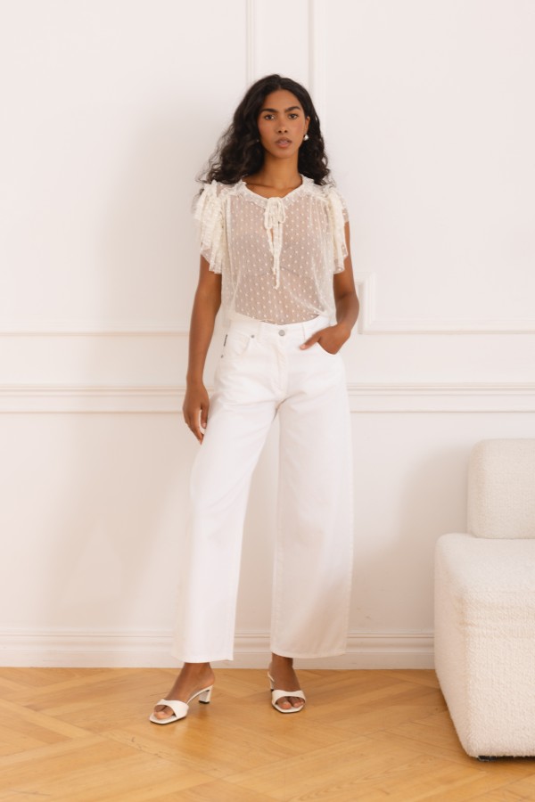 Kalia Bluzka Koronkowa Cream