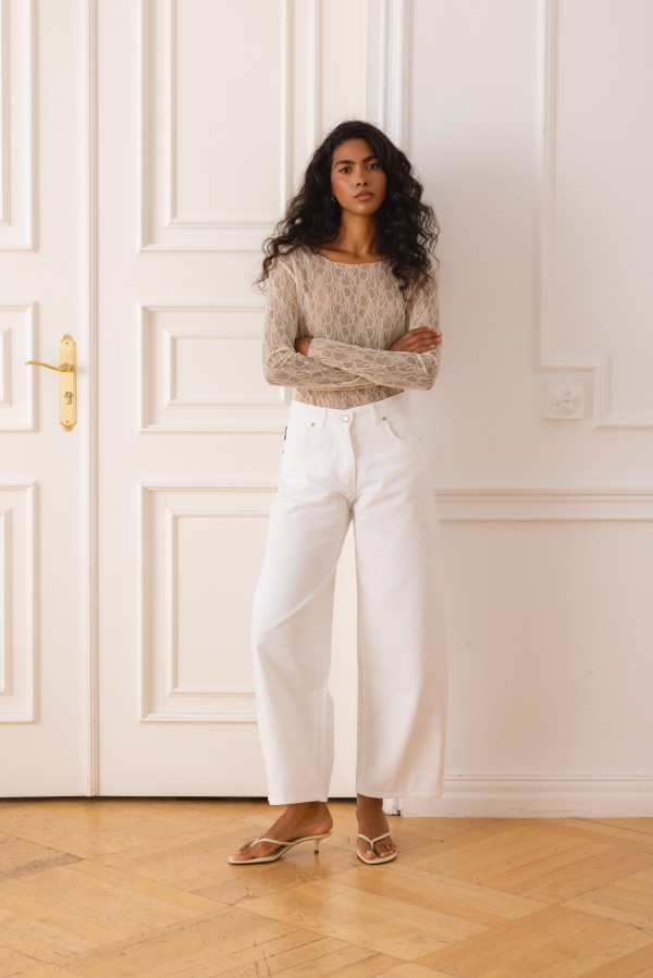 Lace Blouse Cream