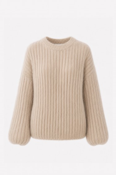 Thomas Sweater Wool Beige