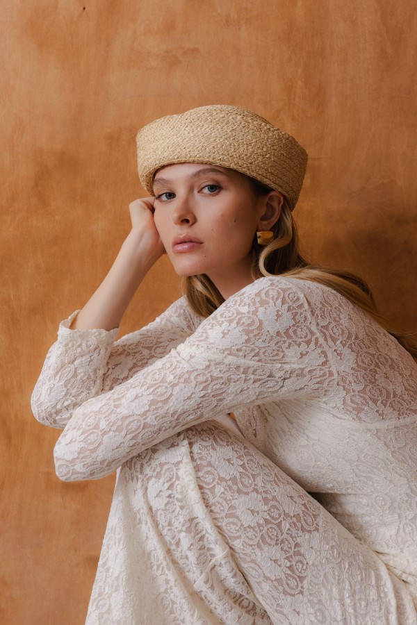 Inga Dress Lace Cream
