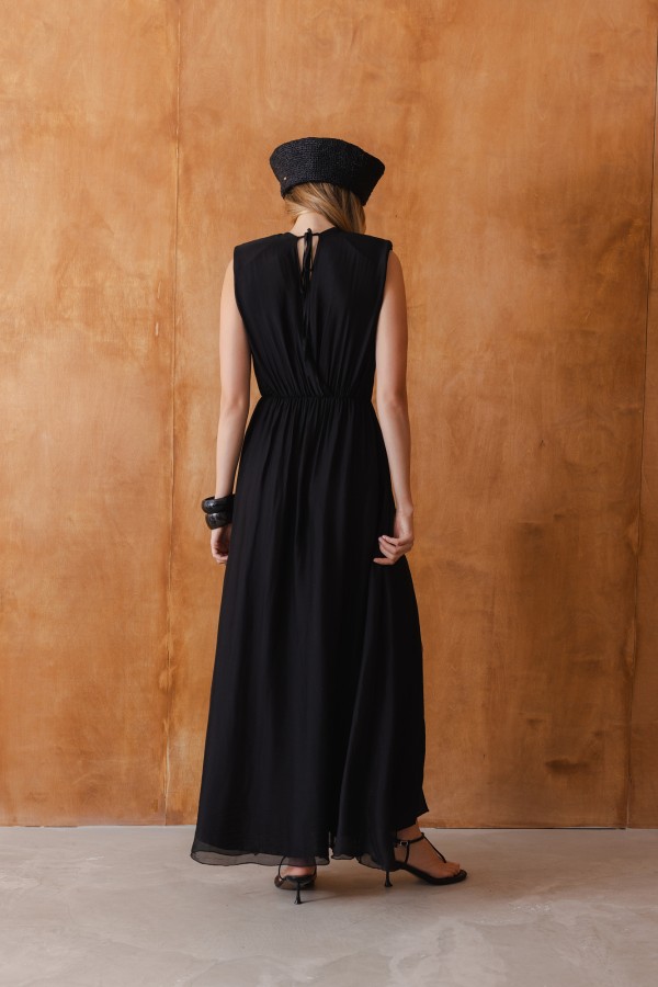 Alessia Dress Silk Black