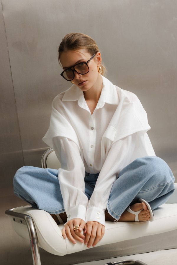 Bianca Shirt Oversize White