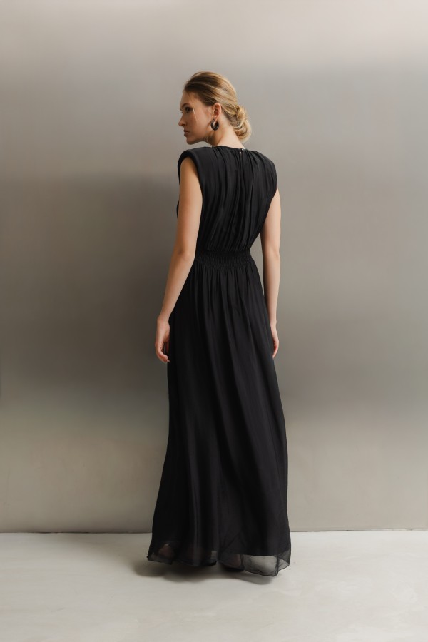 Jenna Dress Silk Black